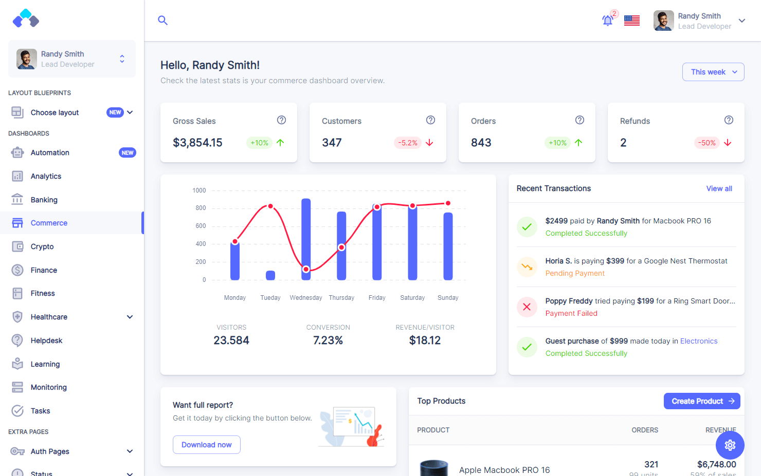 Accent Sidebar